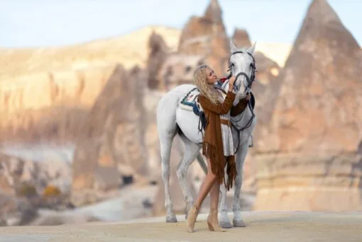 Paseo a caballo en Cappadocia