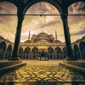 istanbul manzara resmi sultan ahmet camisi.jpg