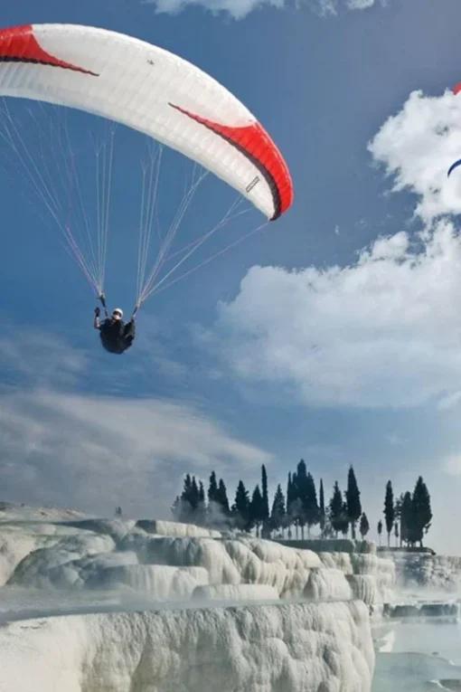 6 pamukkale travertines special paragliding