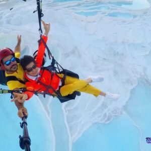 paragliding white rock turkey